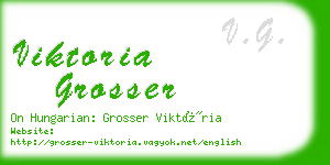 viktoria grosser business card